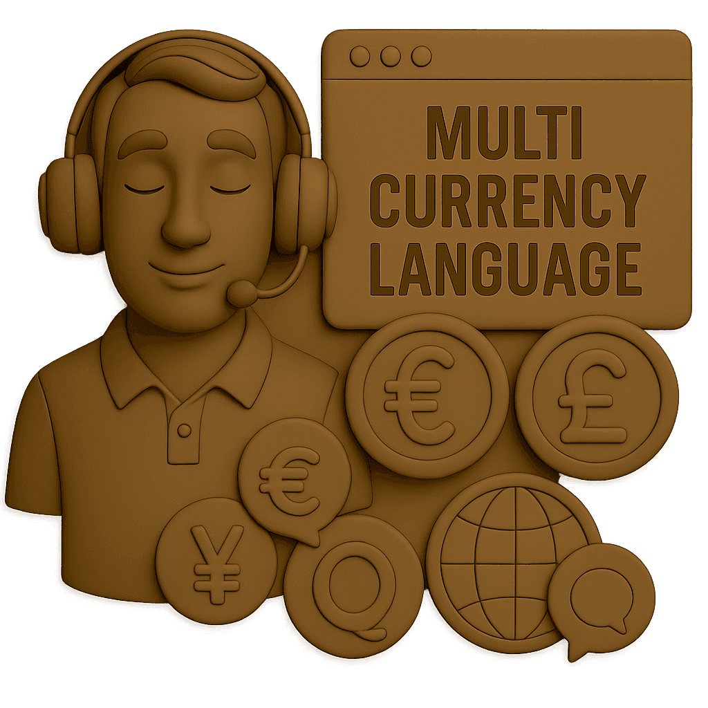 Multi-Currency and Language Settings